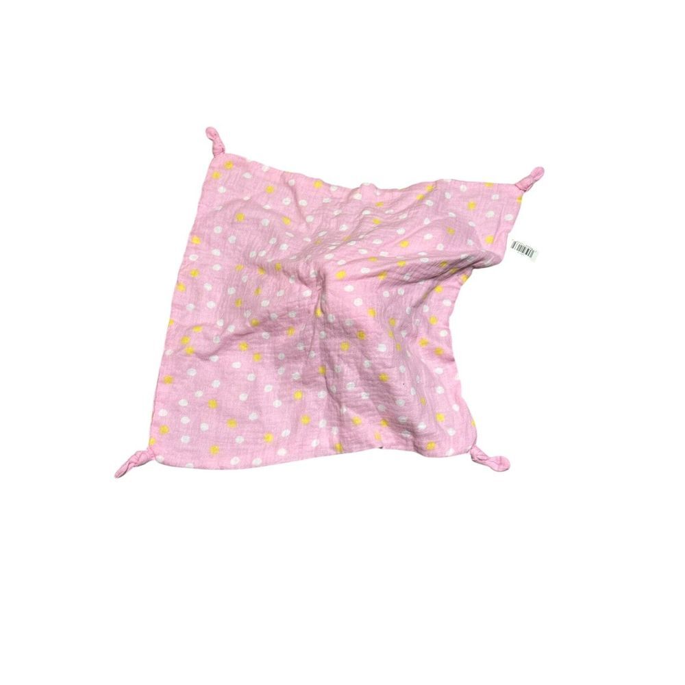 Walmart 2023 Knotted Pink Polka Dot Bunny Lovey Baby Security Blanket 13‎ Inch - Picture 6 of 8